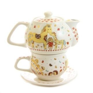 children's tale handmade ceramic tea set