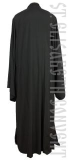 Summer Greek priest cassock of black silk (Ryassa)