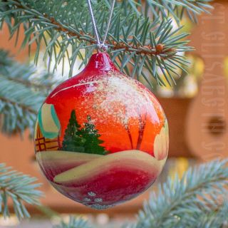 Bauble with the scenery small