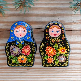 Lacquered Box Russian Doll