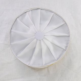 White Serbian Skufia with Embroidery of Cross
