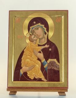 Mother of God of Vladimir hand-painted icon