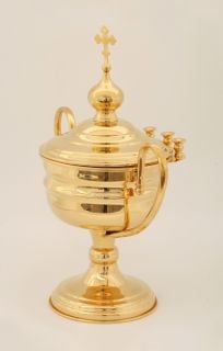 Gilded bucket (pot) for Holy Water 