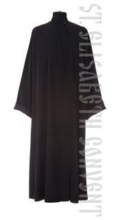 nun's cassock ryassa black