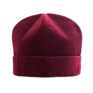 Velvet Russian Skufia with Lapel
