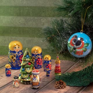 Christmas offer of decorations set