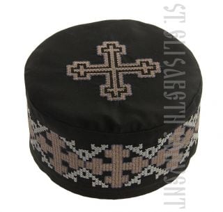 Serbian/Greek skufia with embroidery 