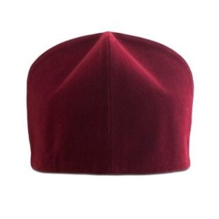 burgundy velvet russian-style priest skufia