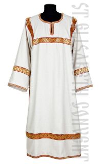 white altar server's sticharion