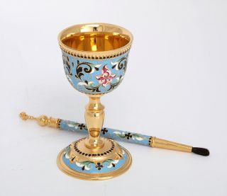 Anointment Kit Decorated with Enamel
