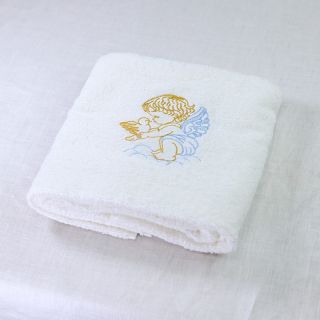 towel with an angel for babies 
