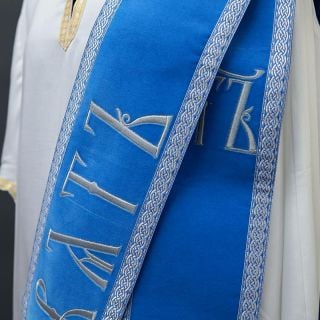 Blue Protodeacon Orarion 