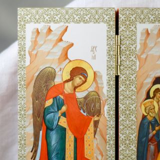 Triptych Icon of the Resurrection of Christ 