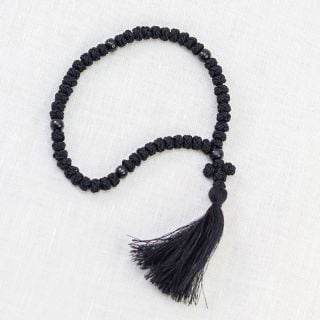  black Soutache Prayer Rope 50 knots