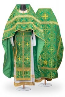 summer green orthodox priest vestment