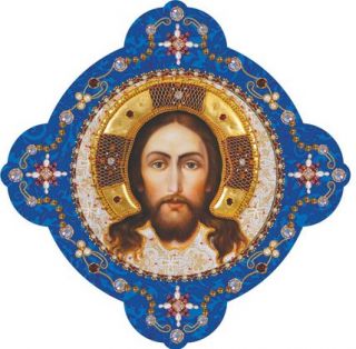 Tactile Varnish Icon in Oklad