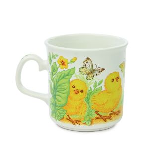 ceramic children's cup with skating mice