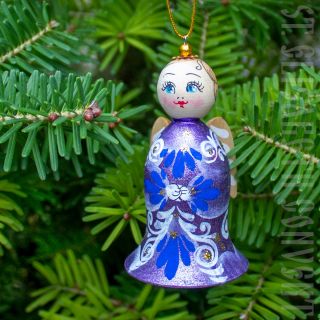 souvenir wooden angel ornament