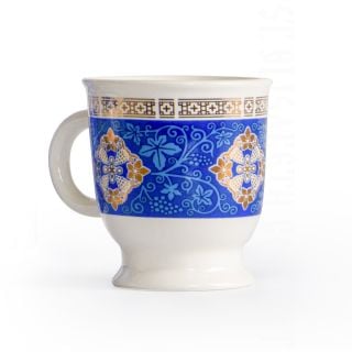 blue holy water cup