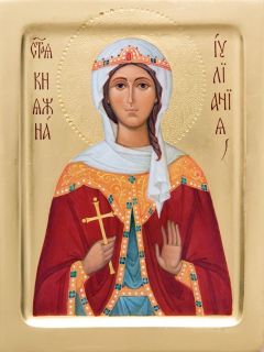 handpainted Icon of Holy Righteous Juliania
