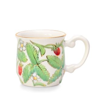 strawberry ceramic cup for children