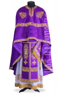 Buy Purple Greek-style Vestment for Orthodox Priests