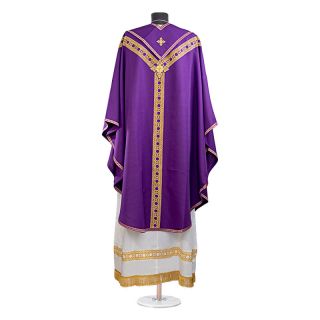 chasuble and a stole with embroidery