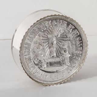 artos stamp with silver cover