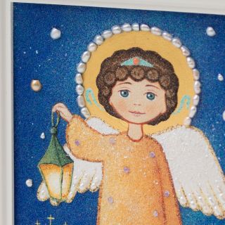 angel with a lamp 