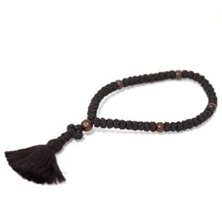  black Soutache Prayer Rope 50 knots