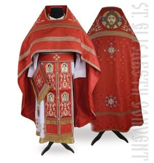 Buy red priest vestment 