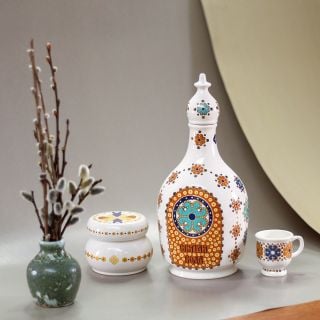 ceramic set with Patterns for home prayer