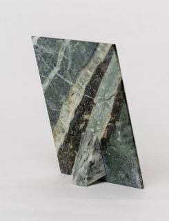 icon of st michael from finely ground semiprecious stones