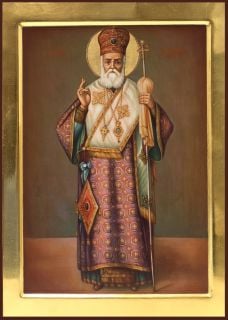 st nectarius painted icon