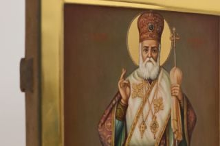 st nectarius painted icon