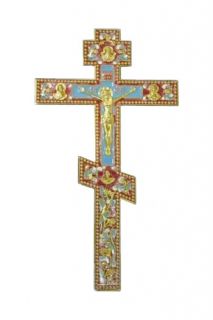 Red Enameled Holy Table Cross