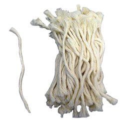 Cotton wick for lamps