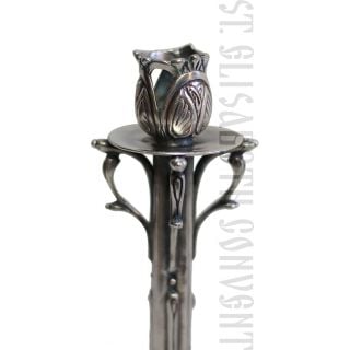 Handmade bronze candle holder
