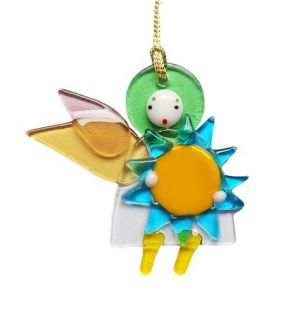 Angel with Sun Glass Pendant