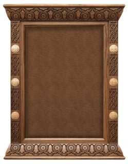 carved icon case