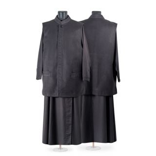 cashmere men vest with embroidery