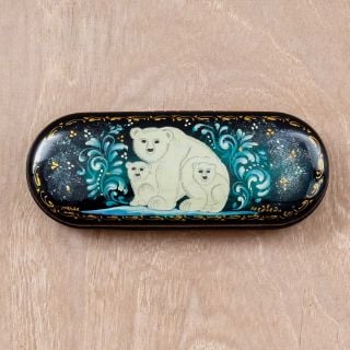 Bear Family Glasses Case