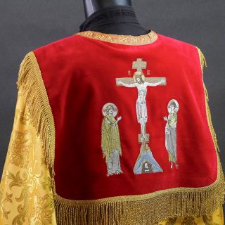 Cope with Embroidered Golgotha