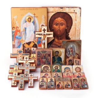 custom made mounted icon