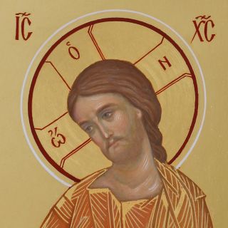Christ's appearance to Mary Magdalene painted Icon