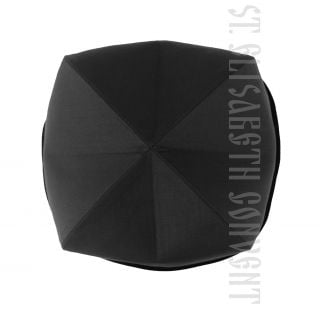 Russian Skufia from Velvet and Polyviscose from view with velvet lapel