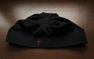 Athonite Skufia with embroidered cross