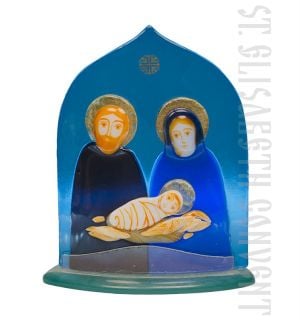 Holy Family Christmas candle holder