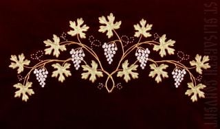 velvet altar curtain for the Royal Door