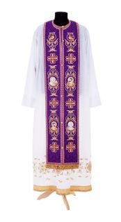 Phoenix embroidered epitrachelion